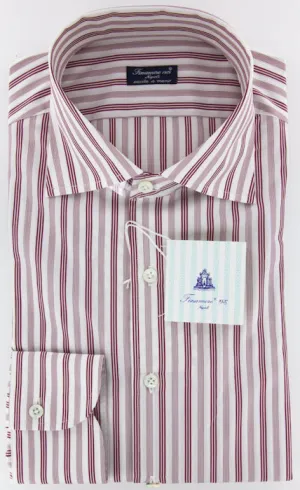 Finamore Napoli Burgundy Red Shirt – Size: 15.75 US / 40 EU