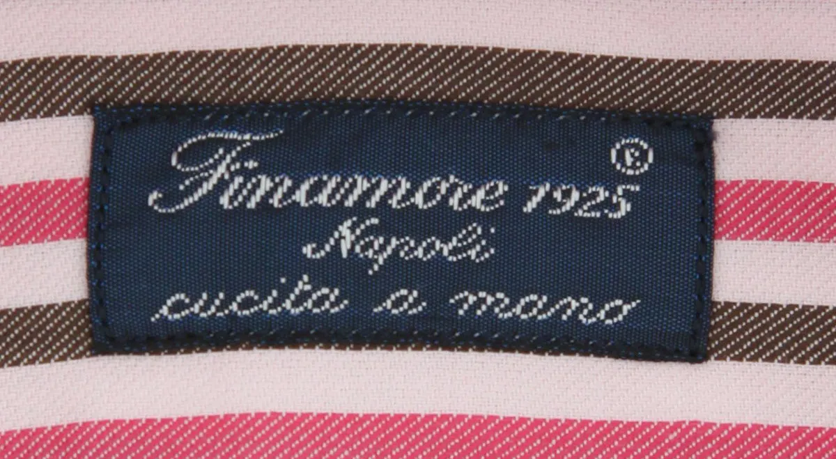 Finamore Napoli Cream Shirt - Slim