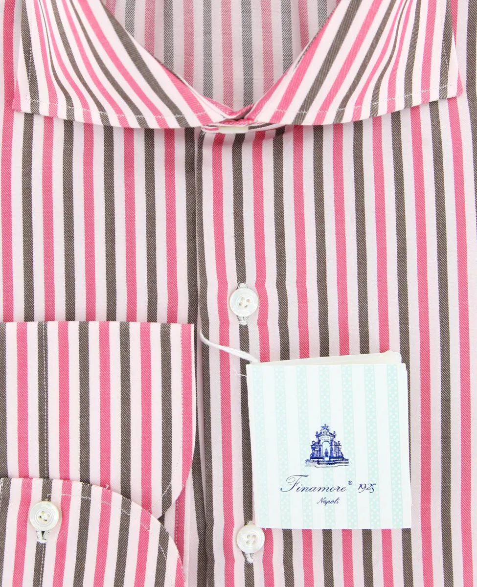 Finamore Napoli Cream Shirt - Slim