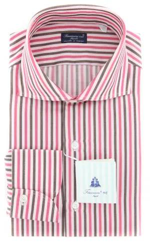 Finamore Napoli Cream Shirt - Slim