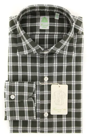 Finamore Napoli Dark Green Shirt - Extra Slim