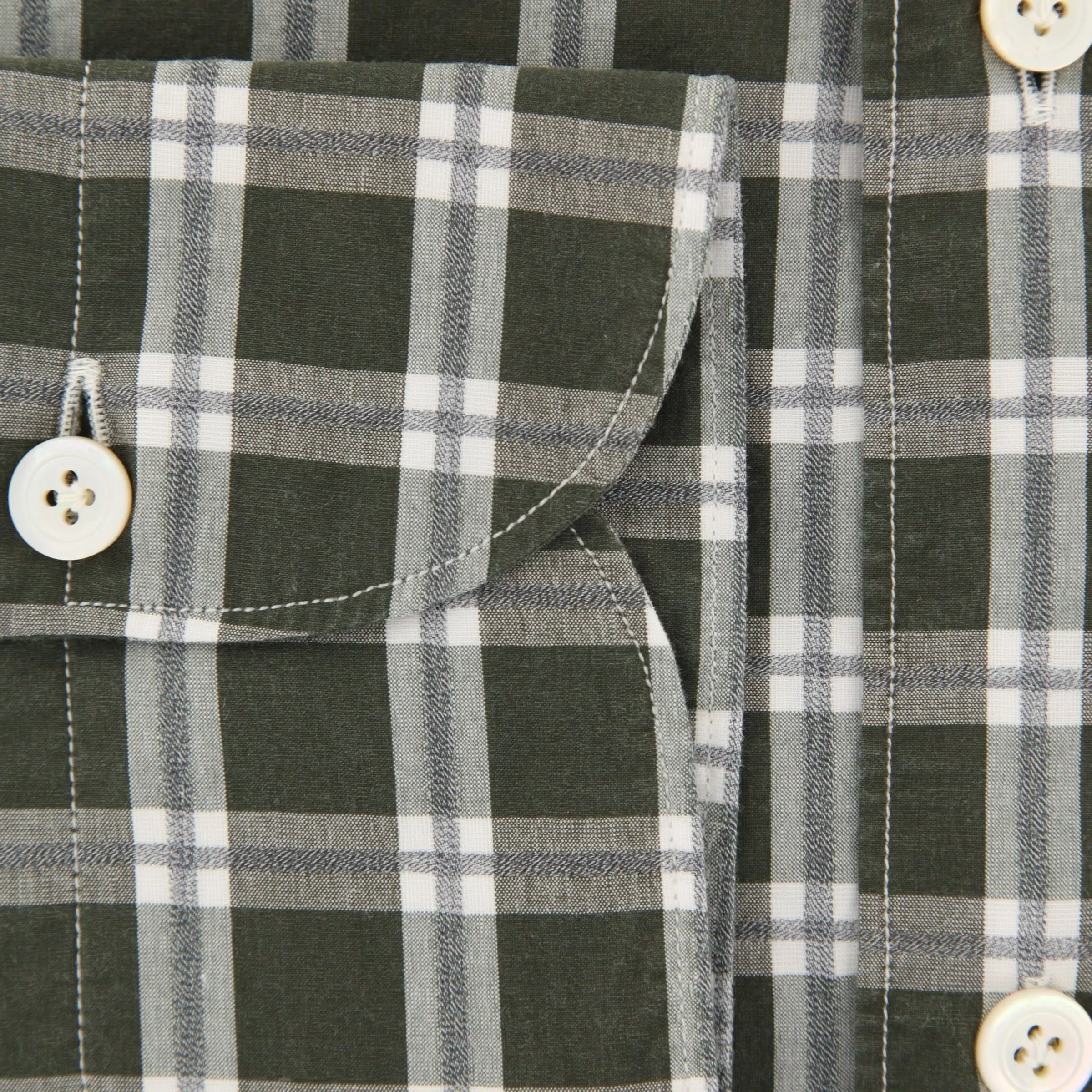 Finamore Napoli Dark Green Shirt - Extra Slim