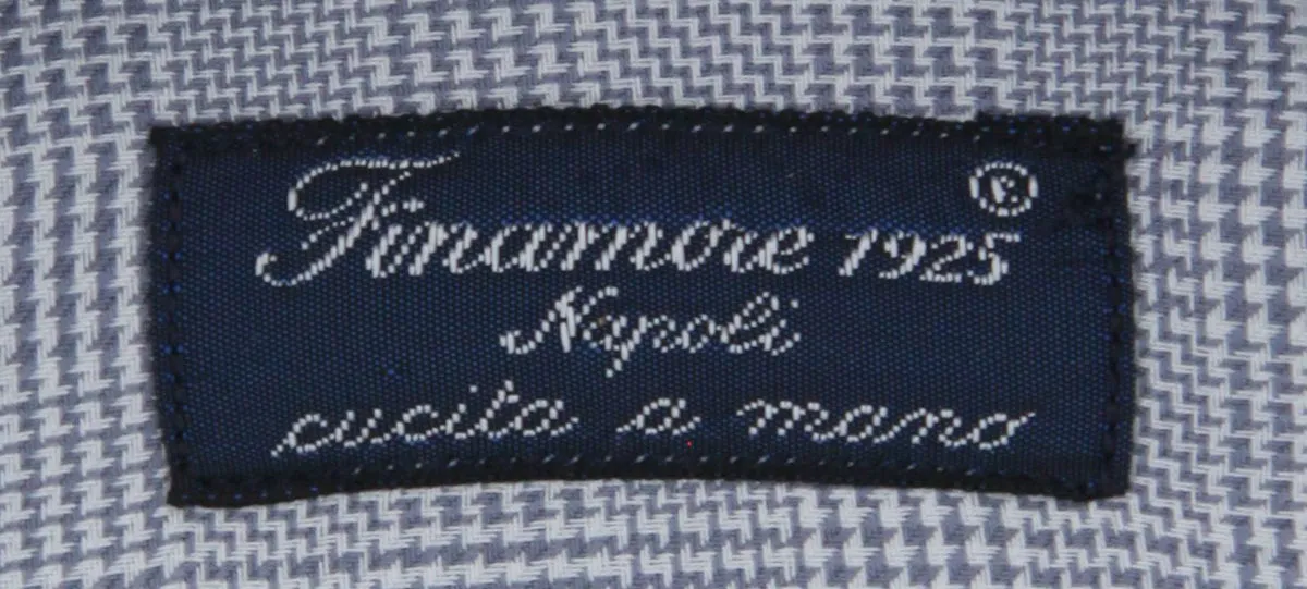 Finamore Napoli Gray Shirt - Slim