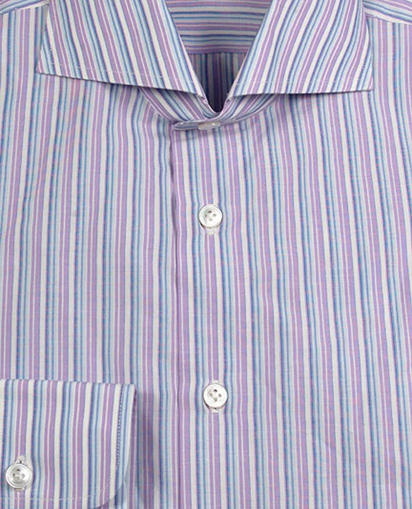 Finamore Napoli Lavender Purple Shirt - Slim