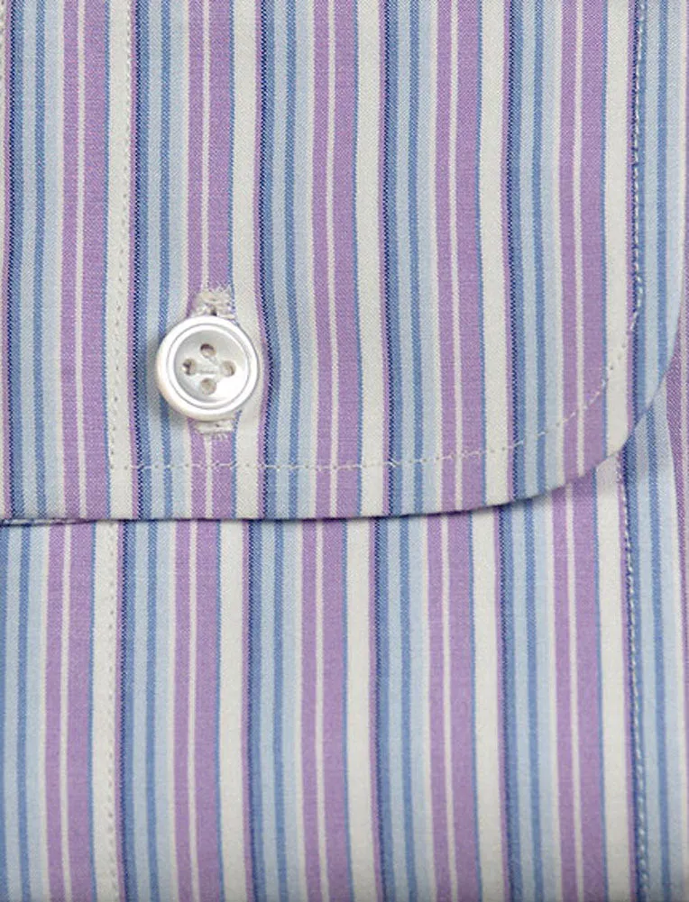 Finamore Napoli Lavender Purple Shirt - Slim