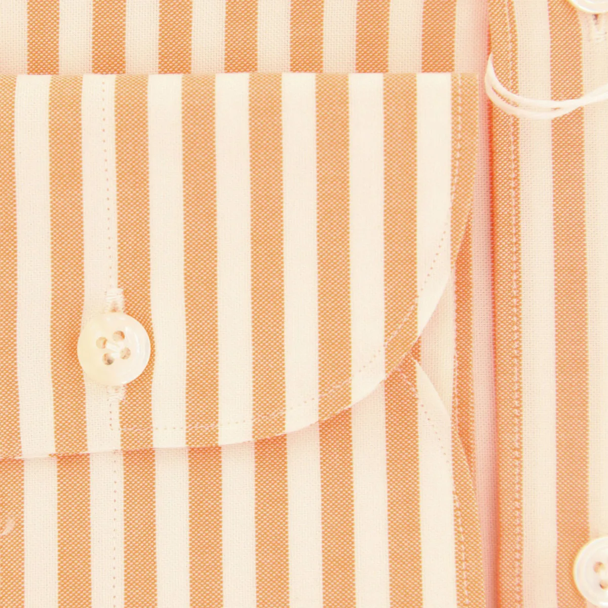 Finamore Napoli Orange Shirt - Slim