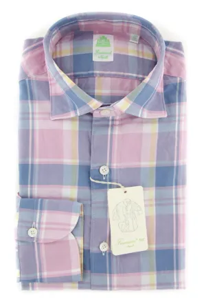 Finamore Napoli Pink Shirt - Extra Slim