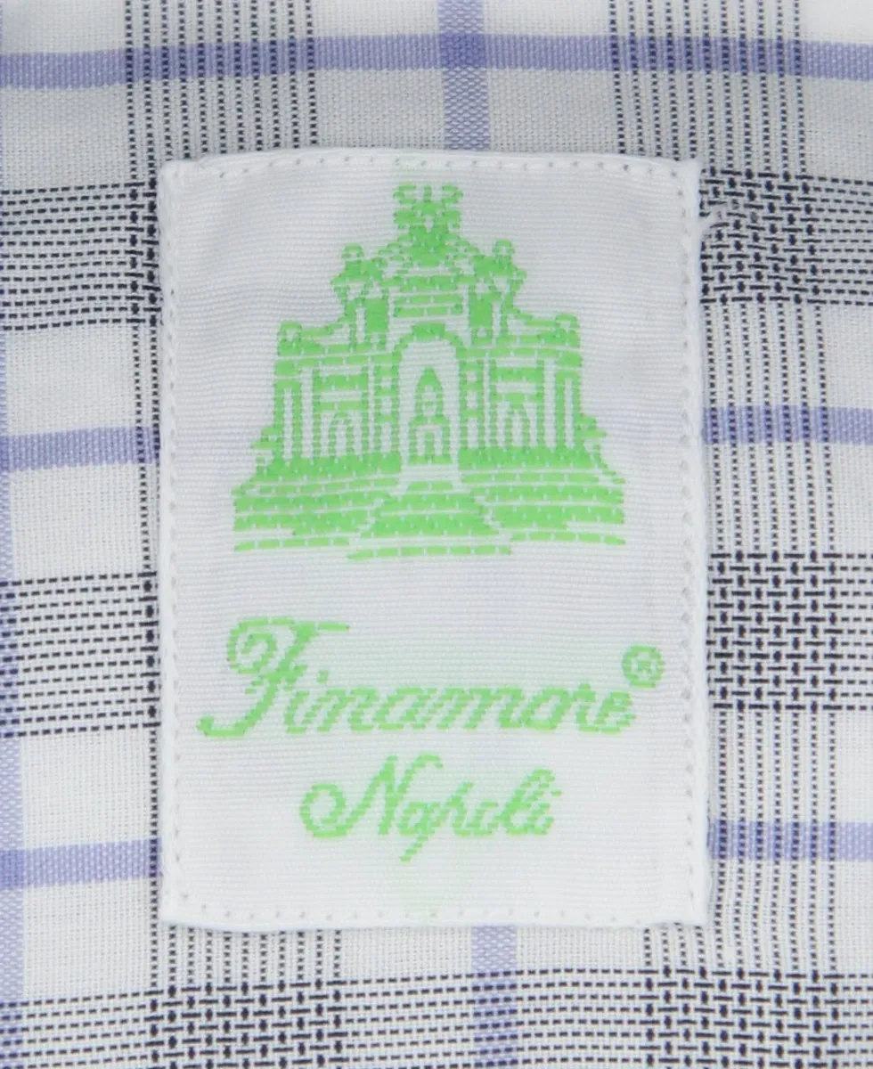 Finamore Napoli White Shirt - Extra Slim