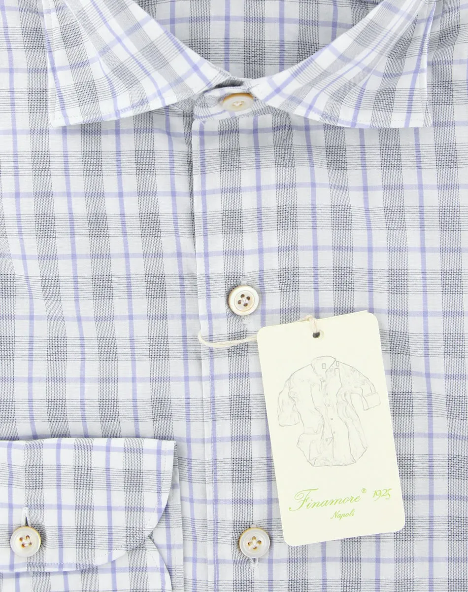 Finamore Napoli White Shirt - Extra Slim