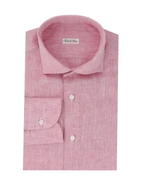 Fiori Di Lusso Pink Shirt - Slim