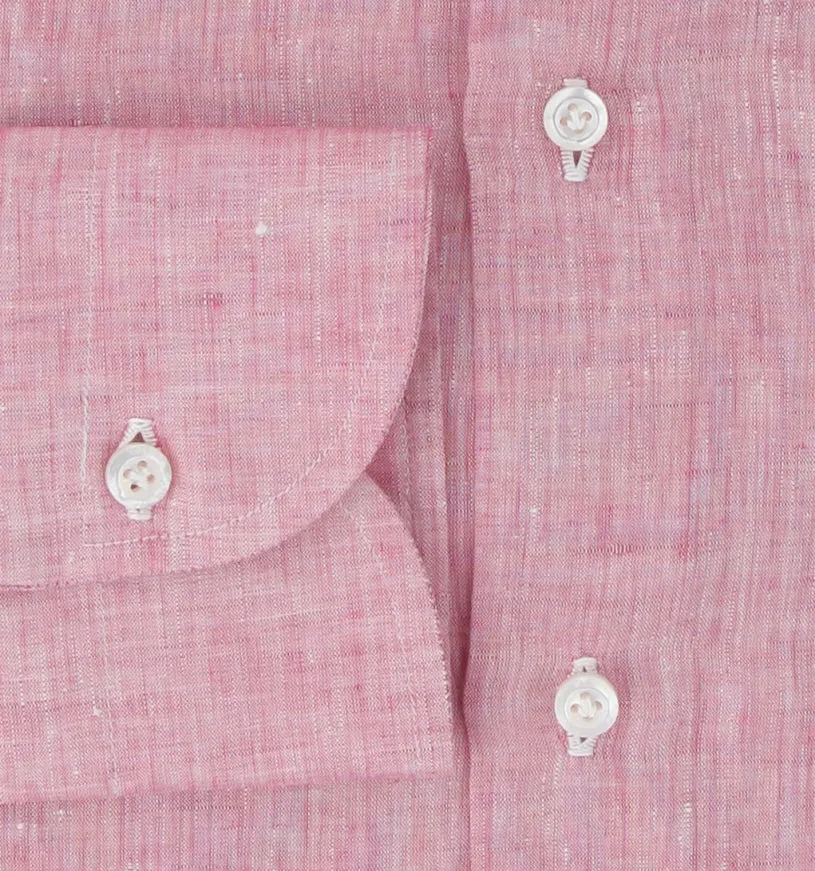 Fiori Di Lusso Pink Shirt - Slim