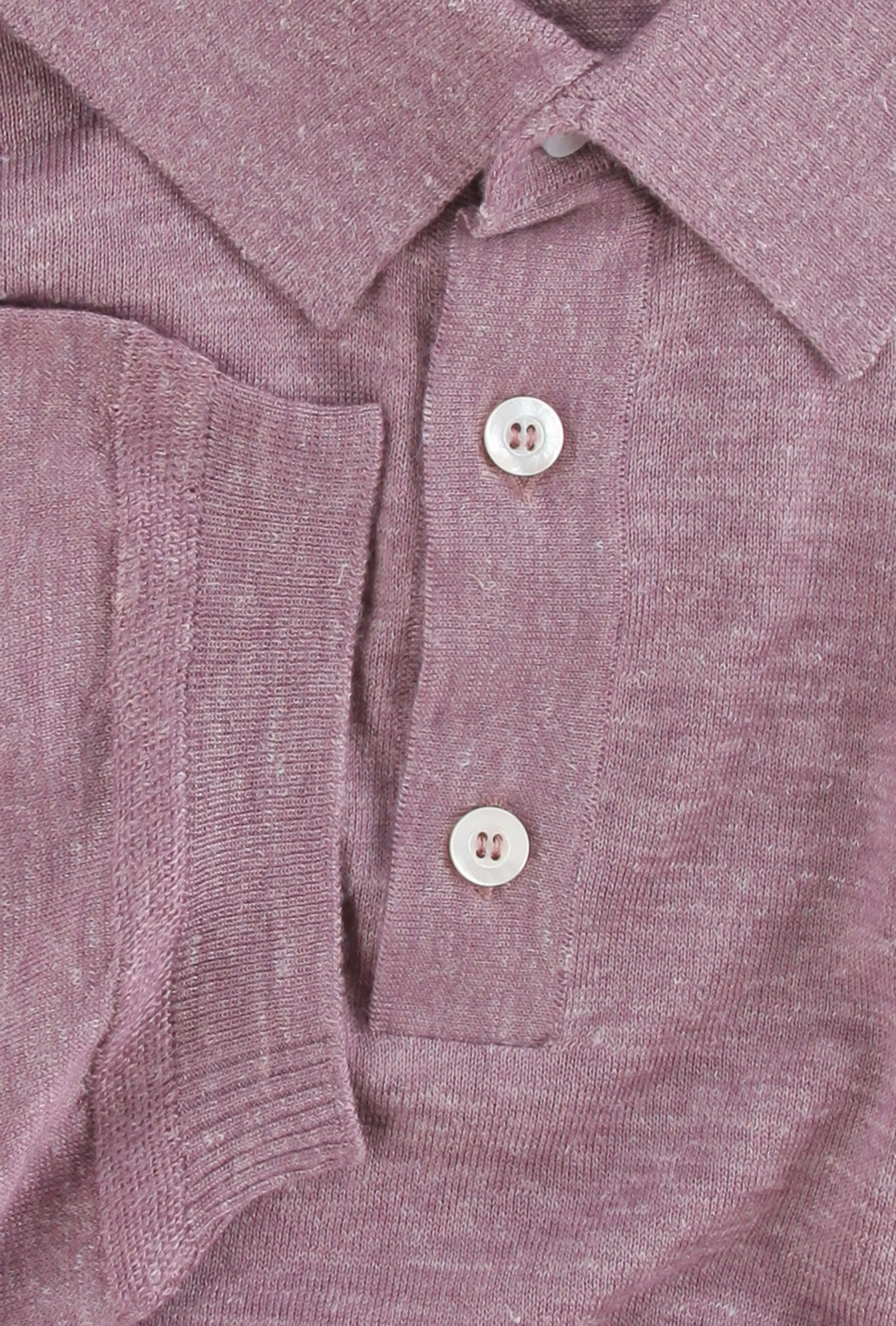 Fiori Di Lusso Purple 1/4 Button Polo Sweater