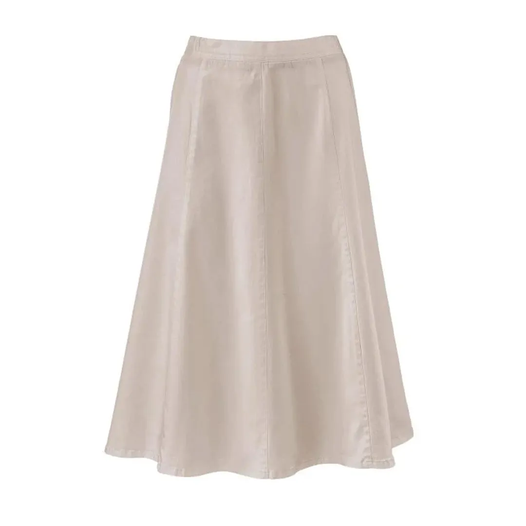 Flattering and Comfy Denim Skirt for Summer