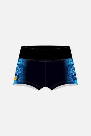 Floral Wide Waistband Shorts