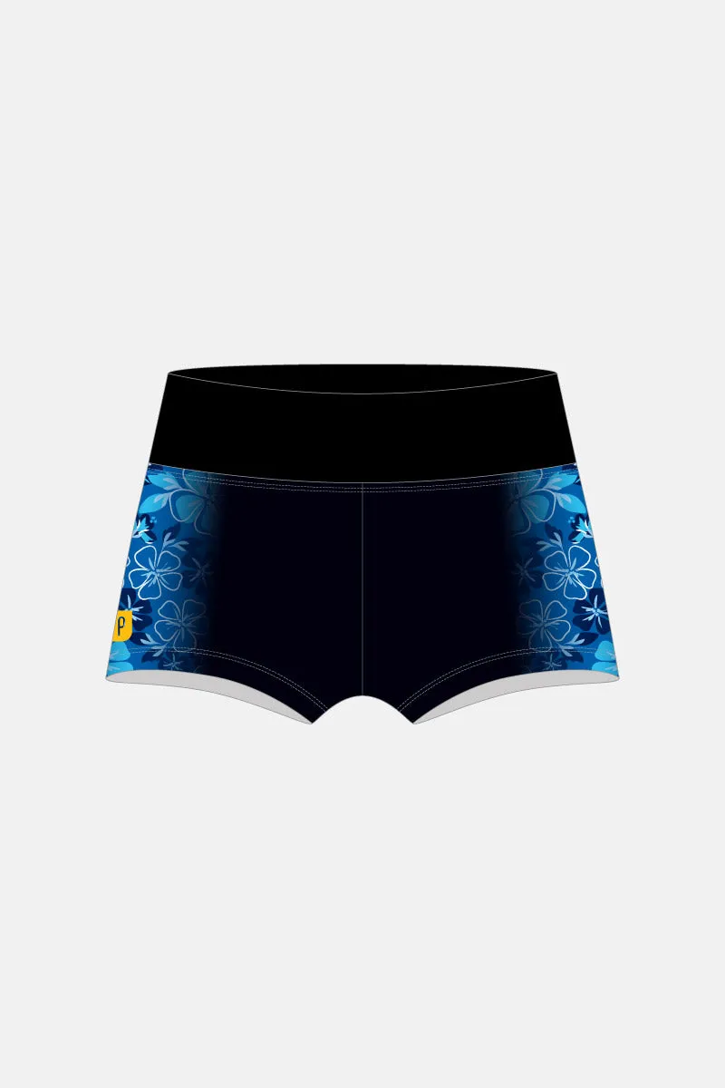 Floral Wide Waistband Shorts
