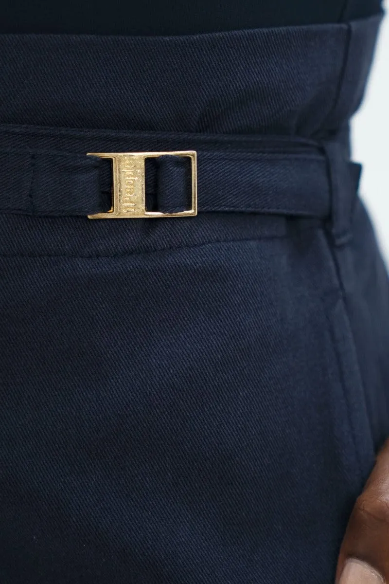 Florence Organic Cotton Twill Knee trousers | Summer Night