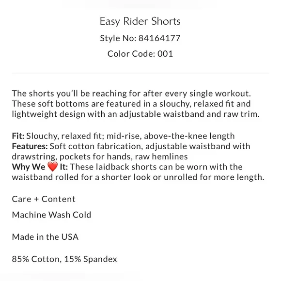 FP Movement Easy Rider Short