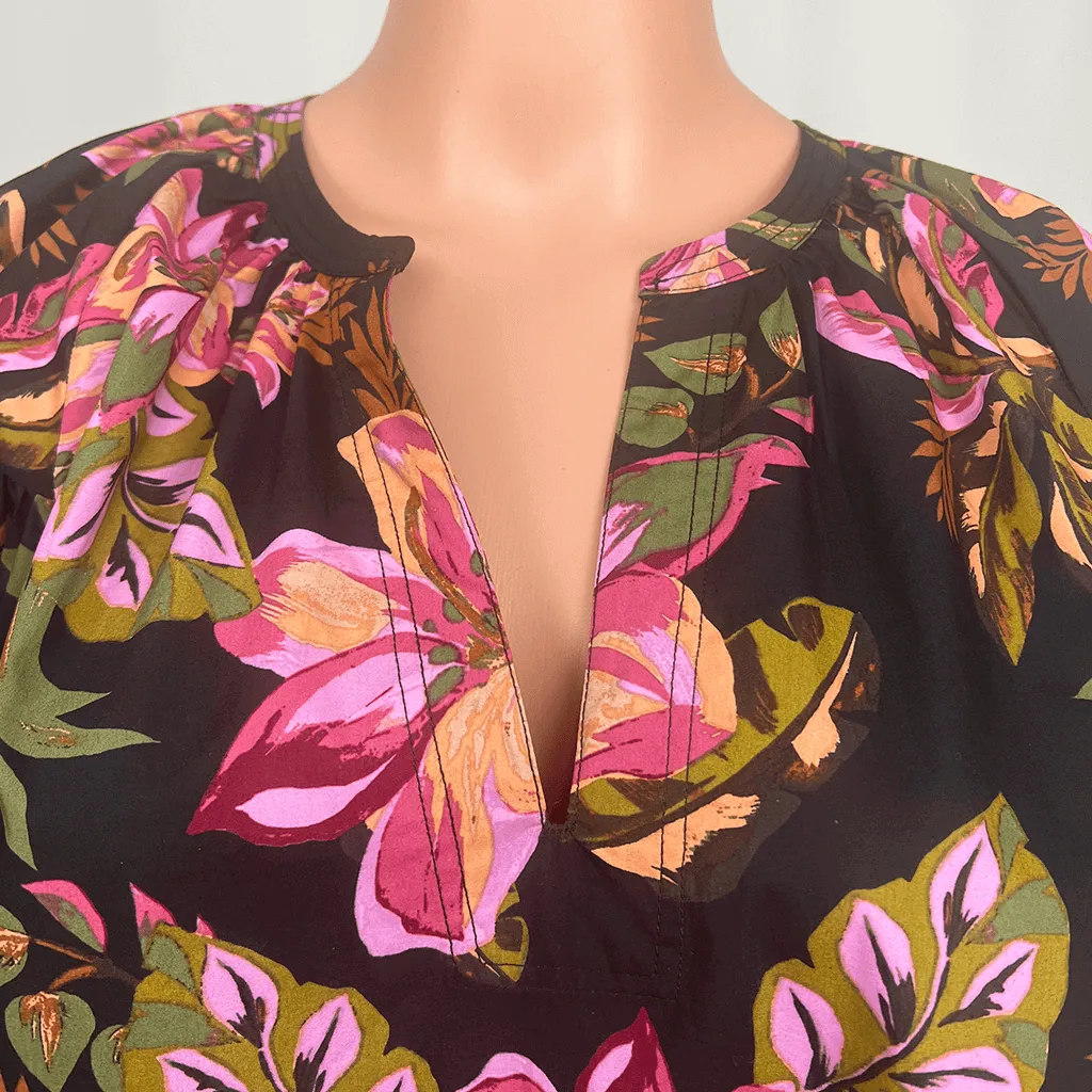 French Connection Tropical Print Women's Top 12