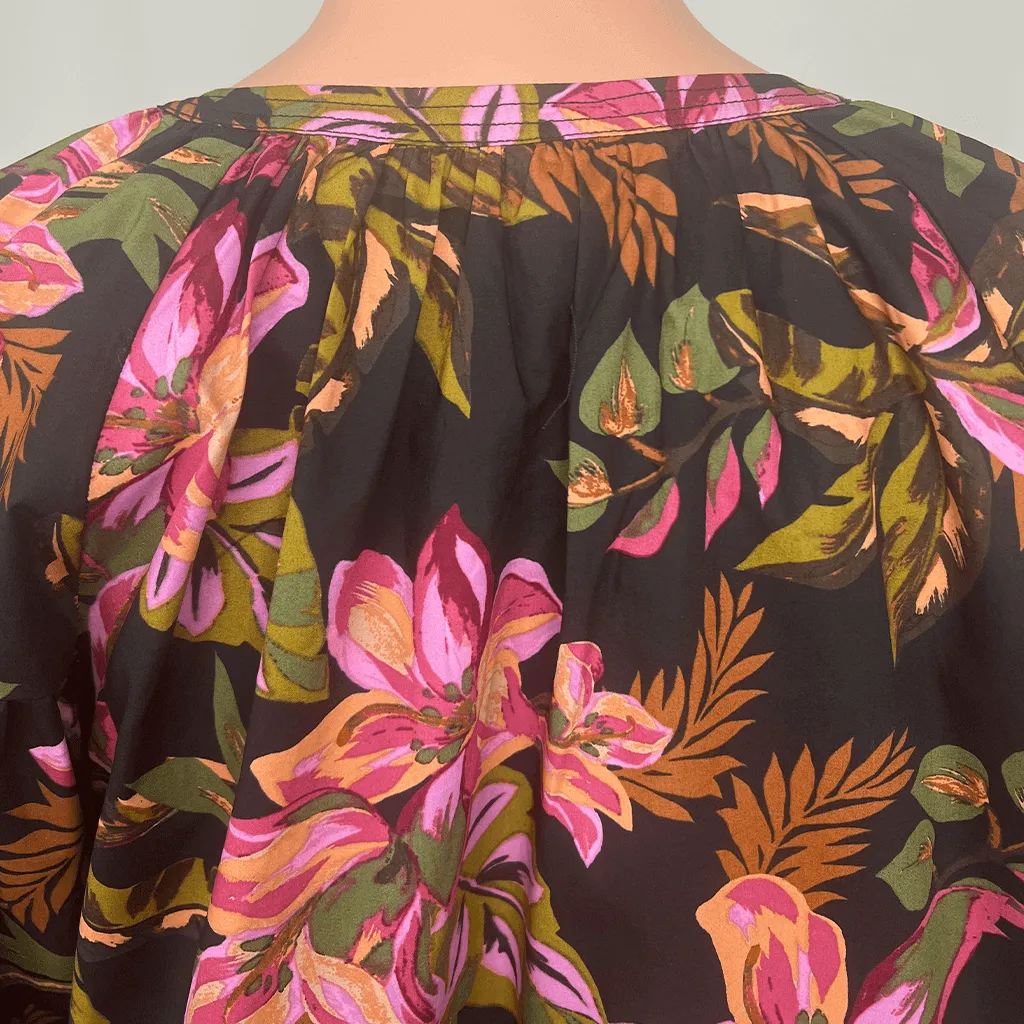 French Connection Tropical Print Women's Top 12