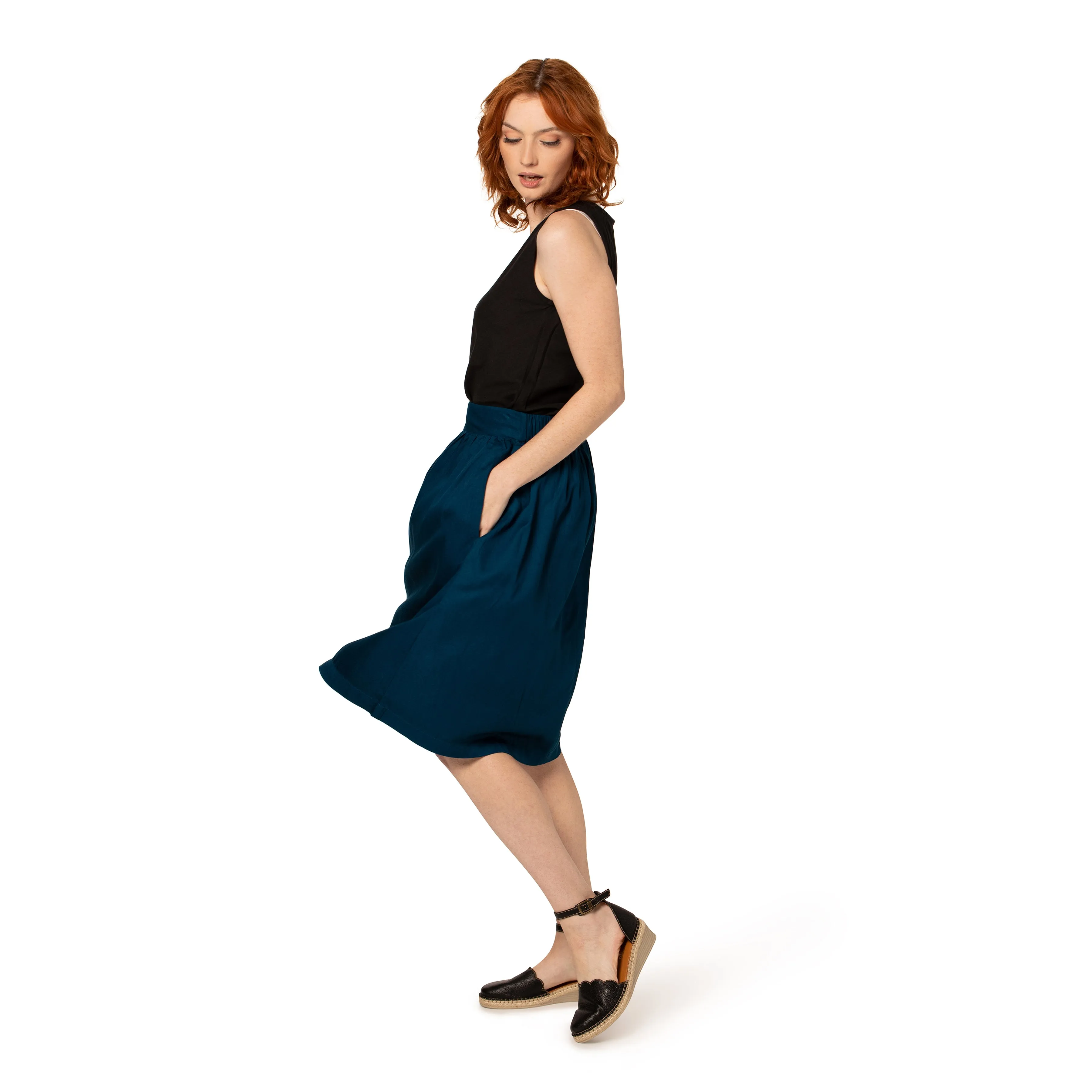 Gathered Skirt relaxed waist SALE
