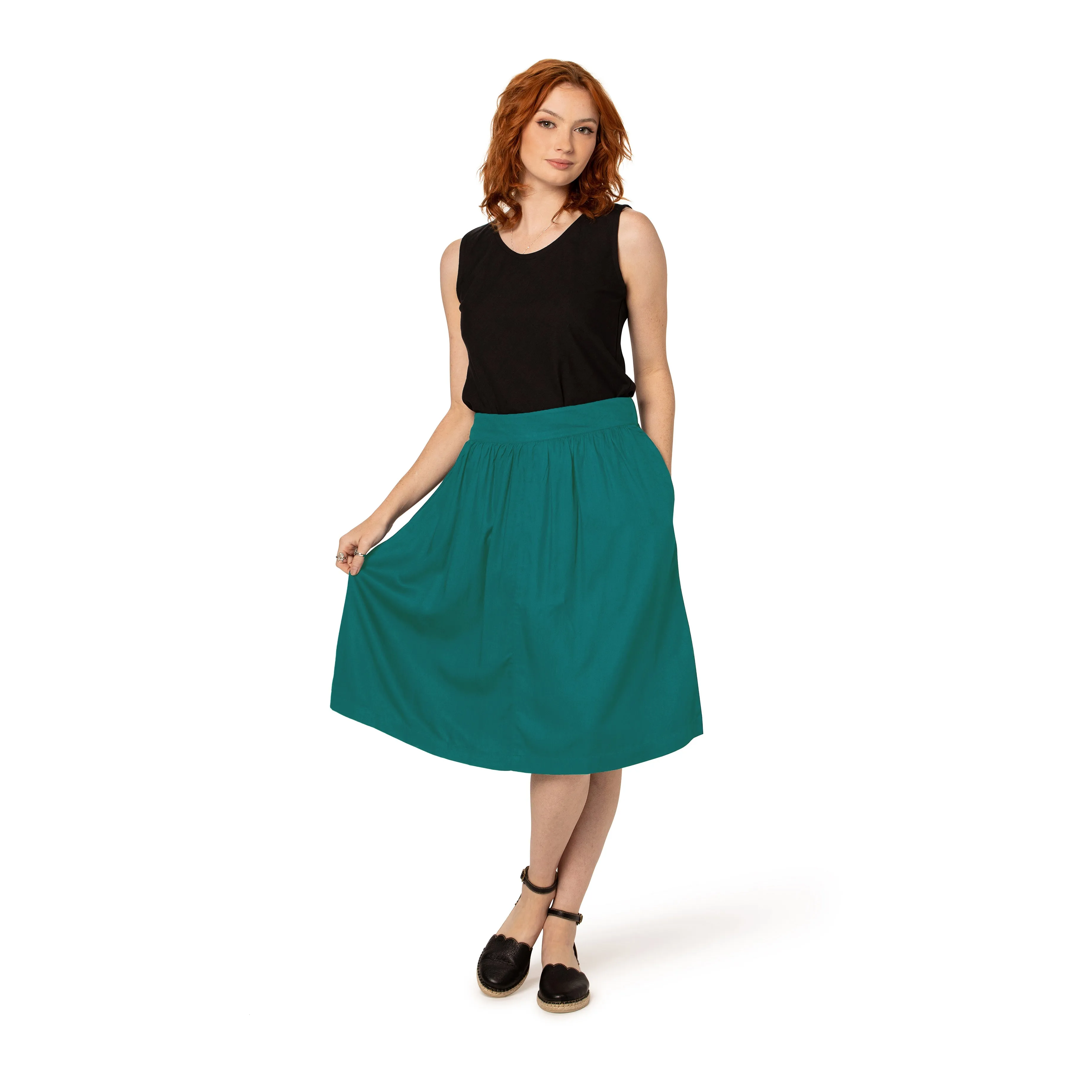 Gathered Skirt relaxed waist SALE