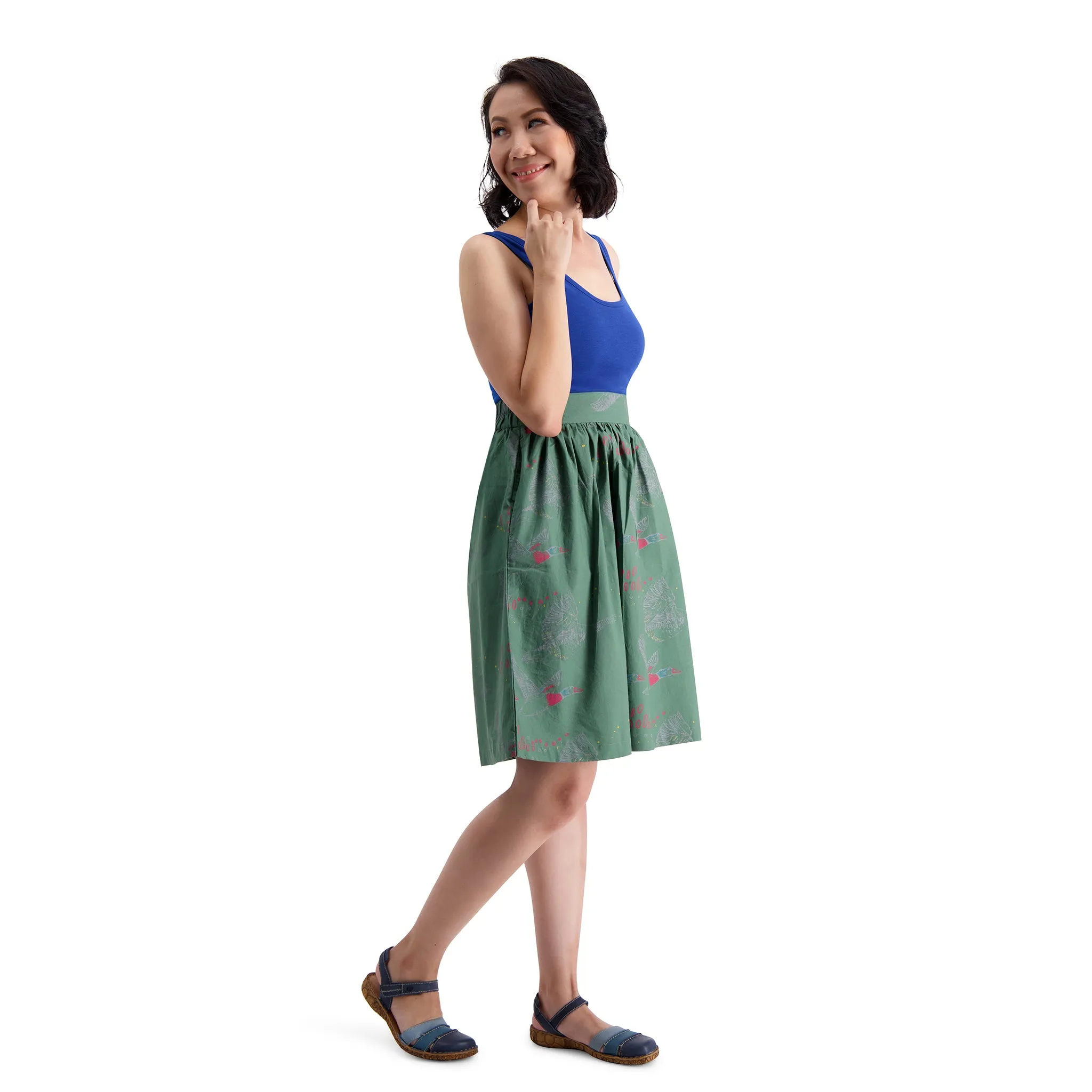 Gathered Skirt relaxed waist SALE