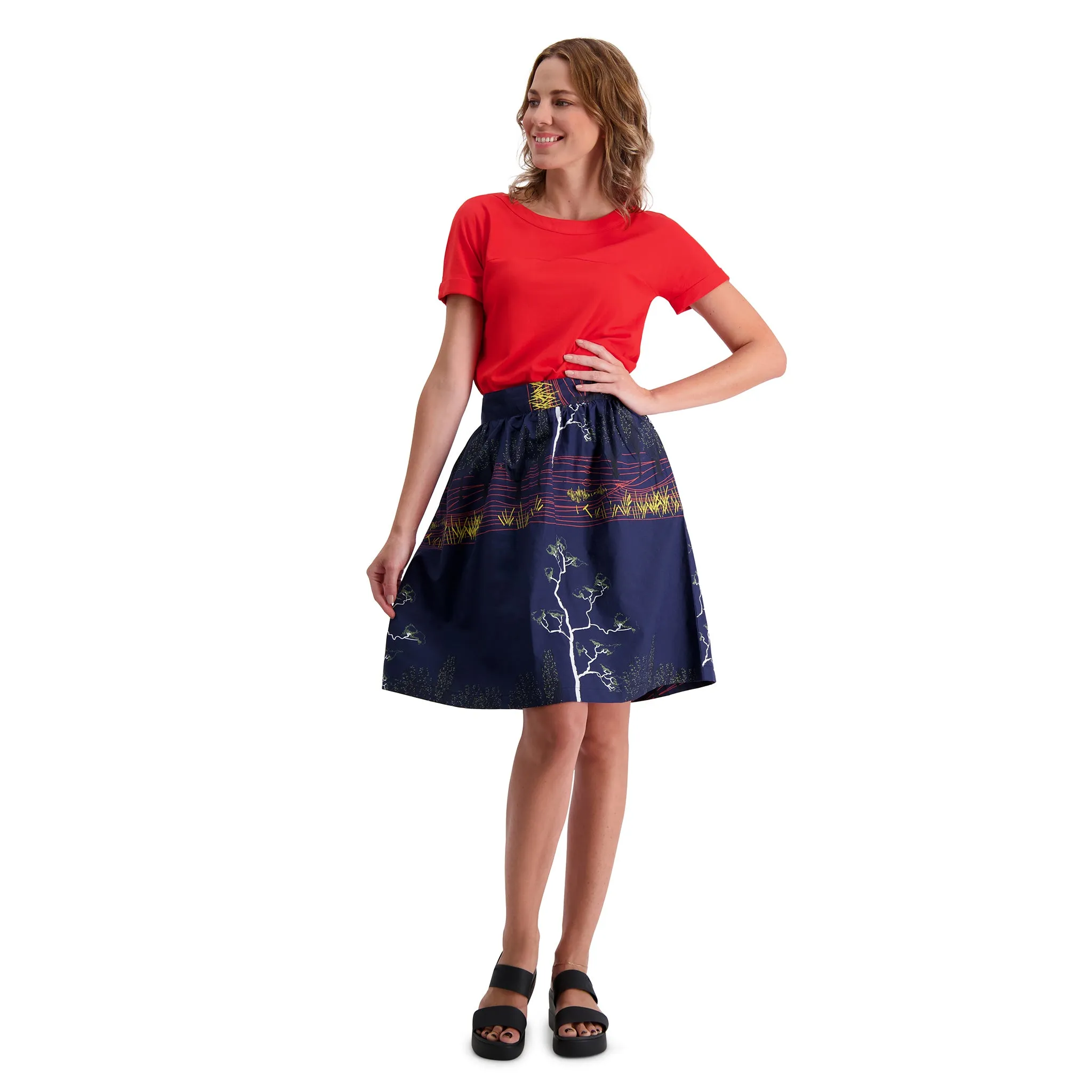 Gathered Skirt relaxed waist SALE
