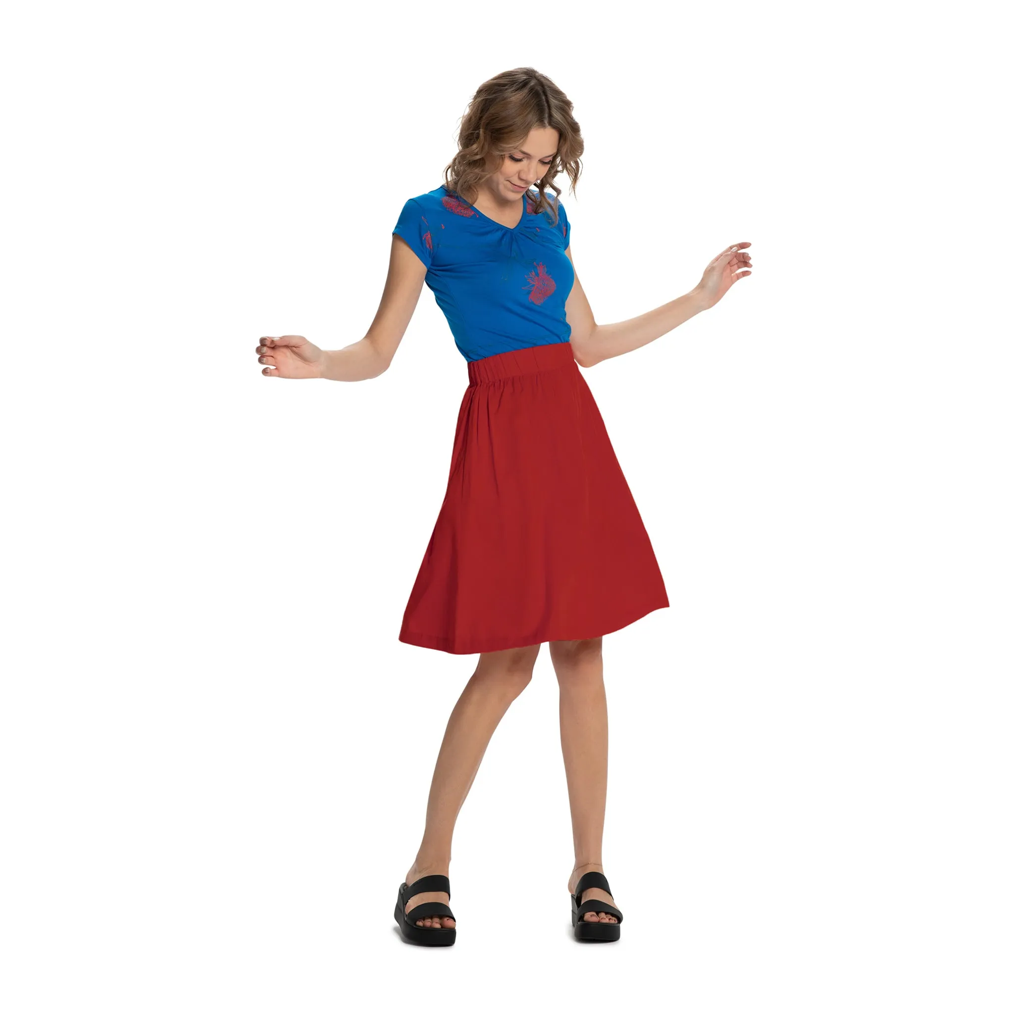 Gathered Skirt relaxed waist SALE