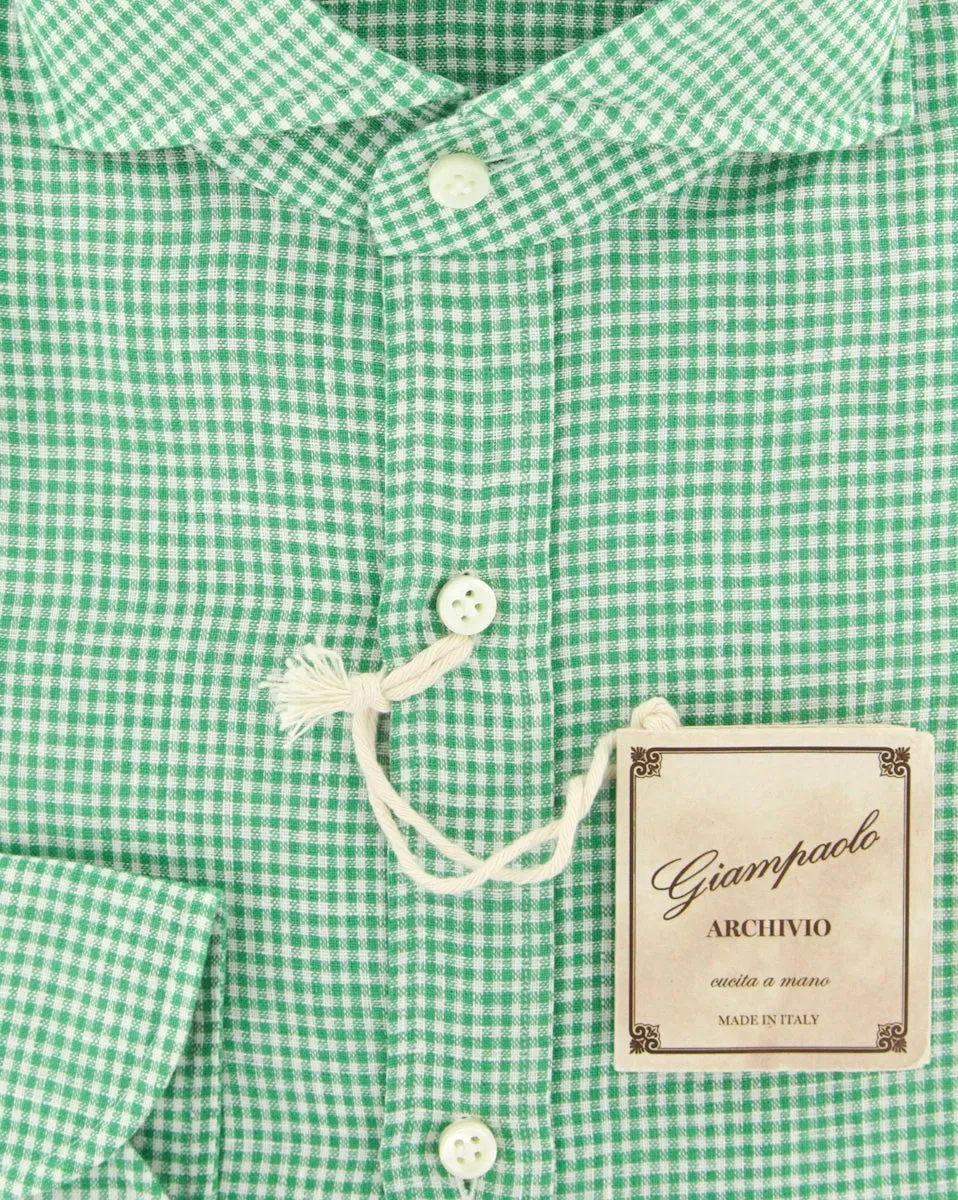 Giampaolo Green Shirt - Extra Slim
