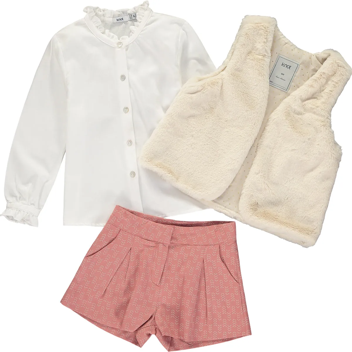 Girls Smart Cotton Shorts