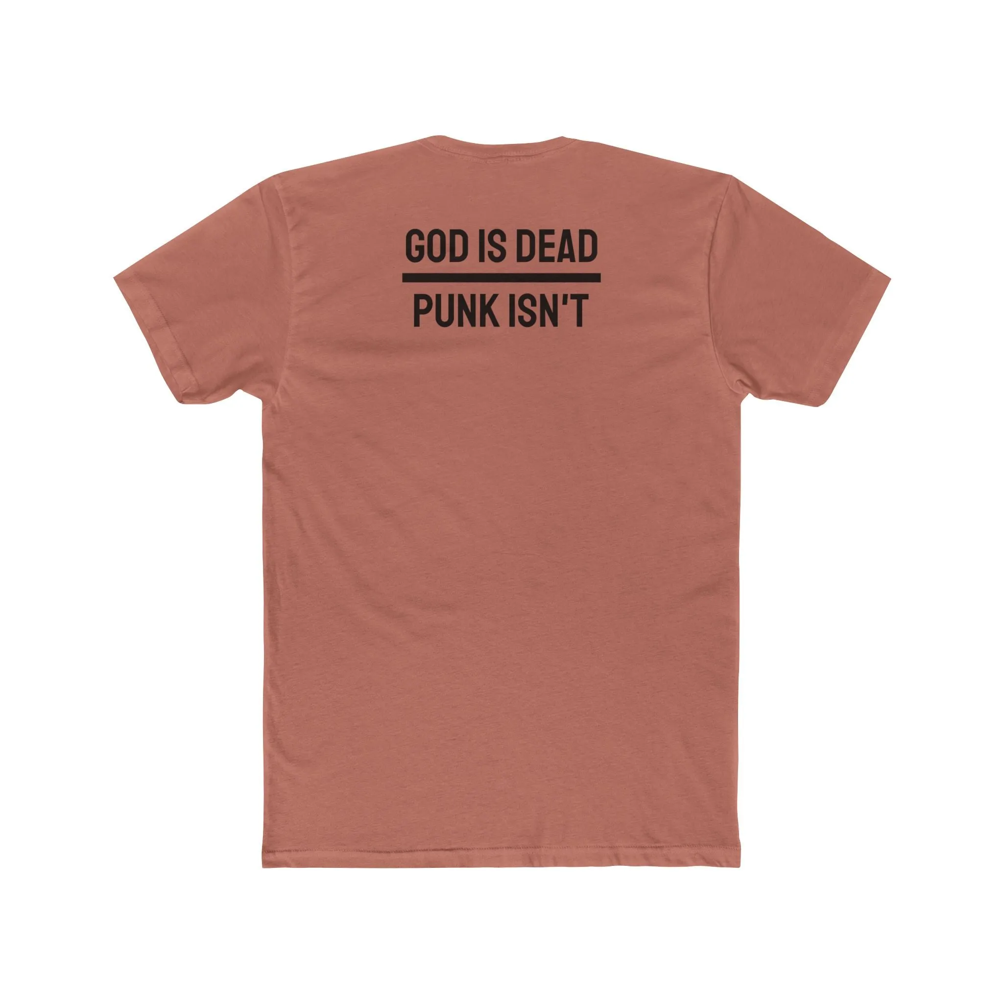 God Is Dead Punk Isn't - Unisex Cotton Crew Tee