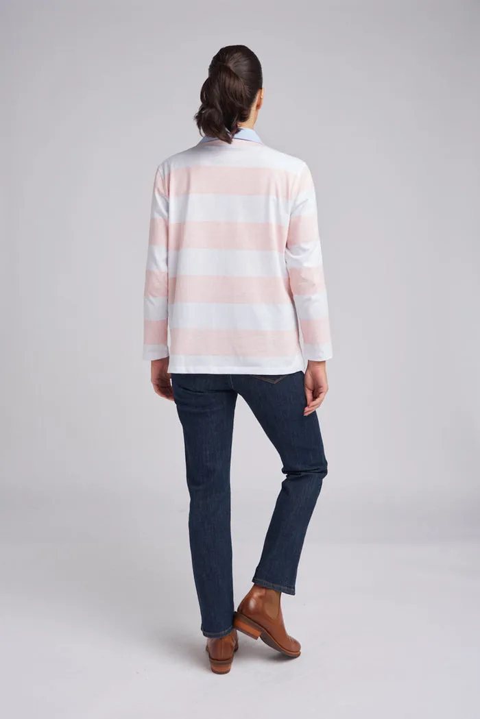 Goondiwindi Cotton Relaxed Fit Stripe Rugby - 3 Colours