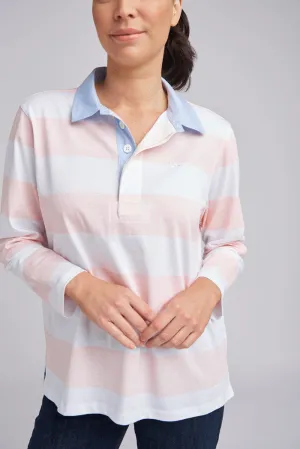 Goondiwindi Cotton Relaxed Fit Stripe Rugby - 3 Colours
