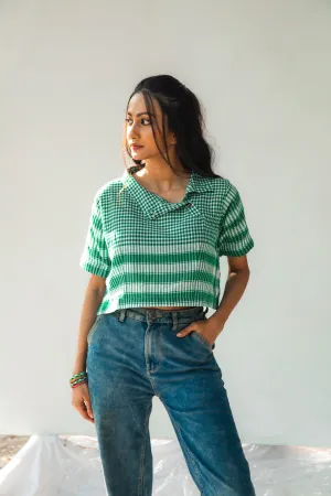 Green Boxi Top