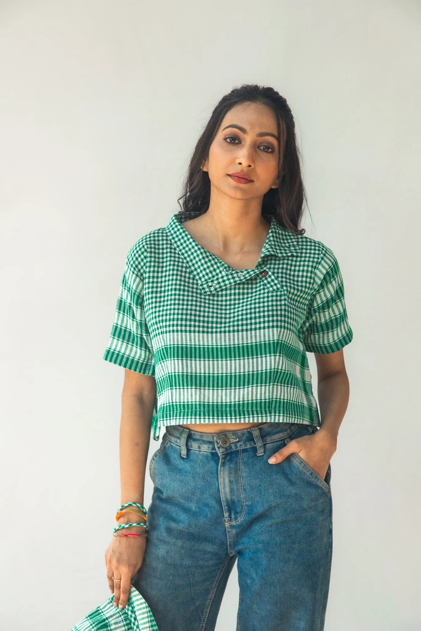 Green Boxi Top