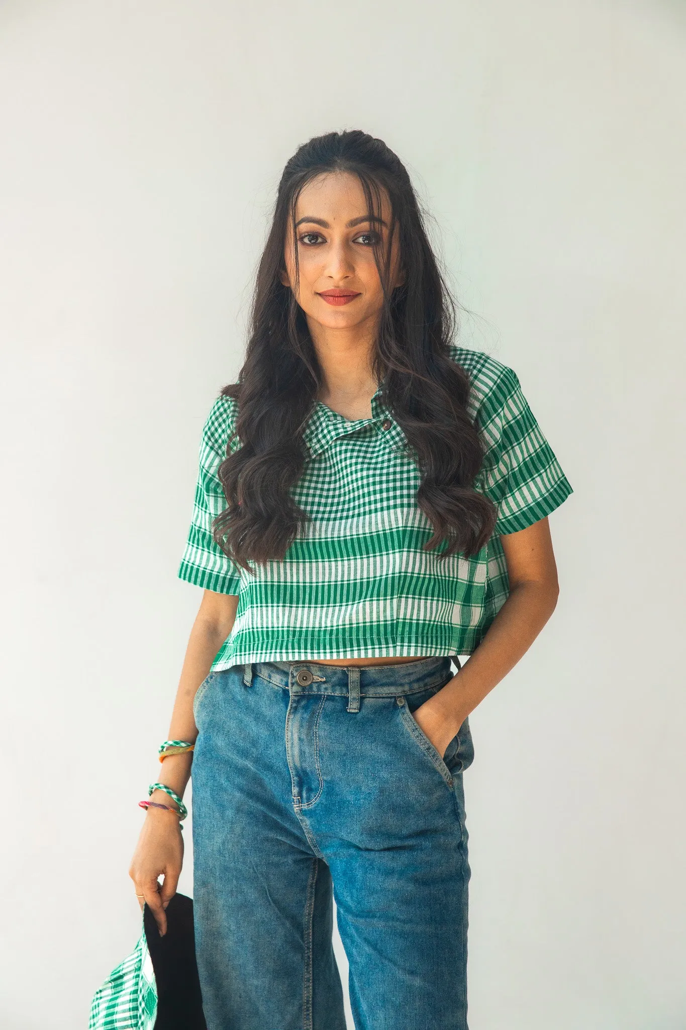 Green Boxi Top