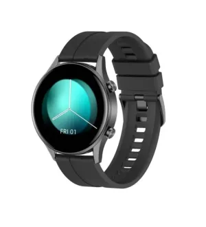 Green Infinite Smart Watch Black