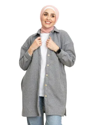 Gunmetal Feather Shirt