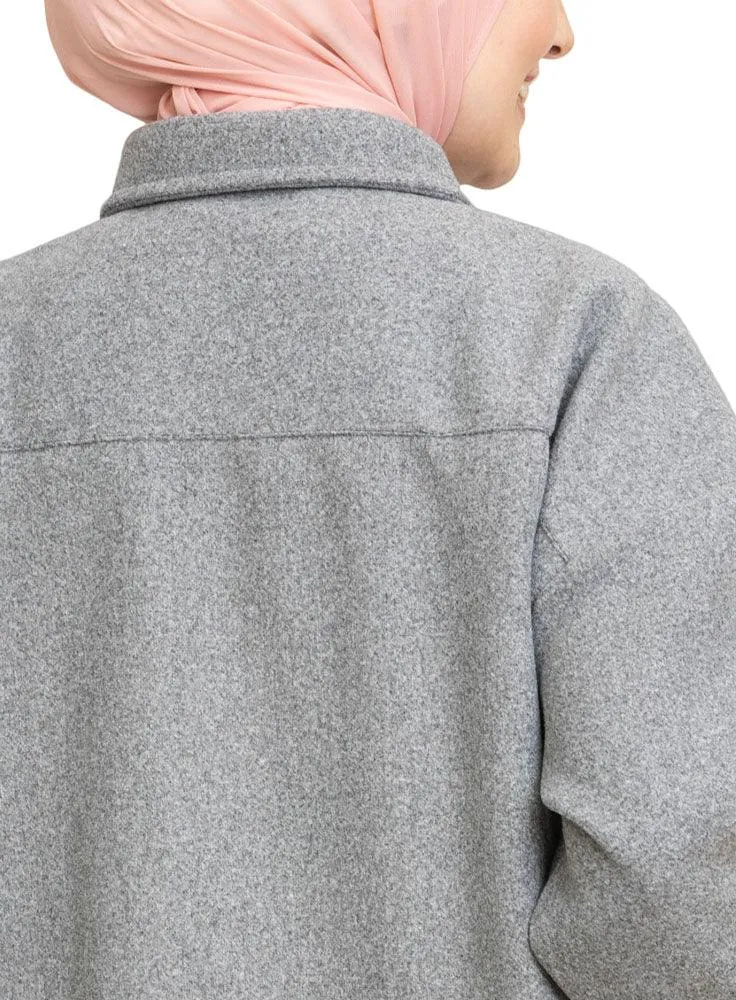 Gunmetal Feather Shirt