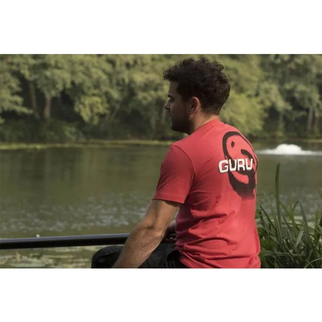 Guru Brush Logo Red T-Shirt
