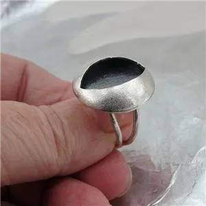 Hadar Designers Handmade Artistic Mate 925 Sterling Silver Ring  6,5, 7, 7.5 ()Y