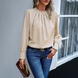 Hailey - Elegant Autumn Top for Women