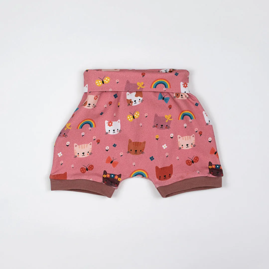 Happy Kittens Shorts *last pair size 0-6M