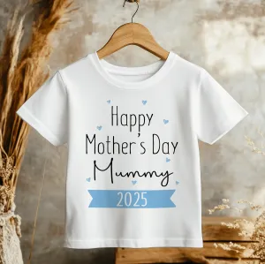 Happy Mother's Day Mummy Blue Style Toddler & Kids T Shirt