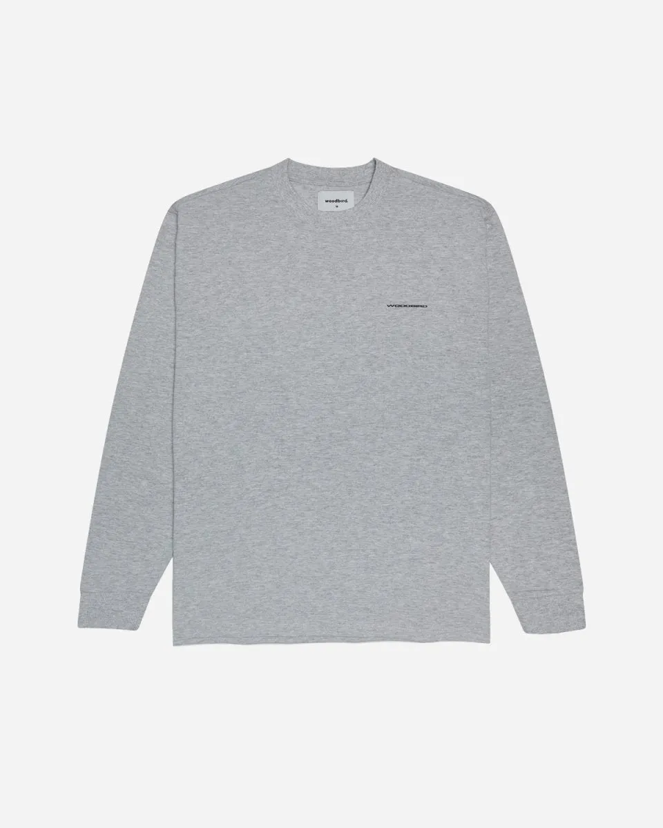 Harbour Crest L/S Tee - Snow Melange