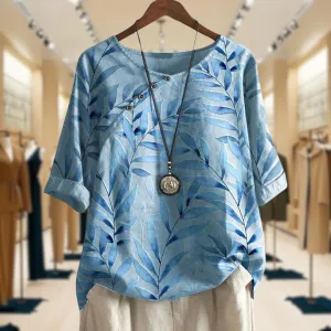 Helene™ | Casual Relaxed Floral Women's Shirt