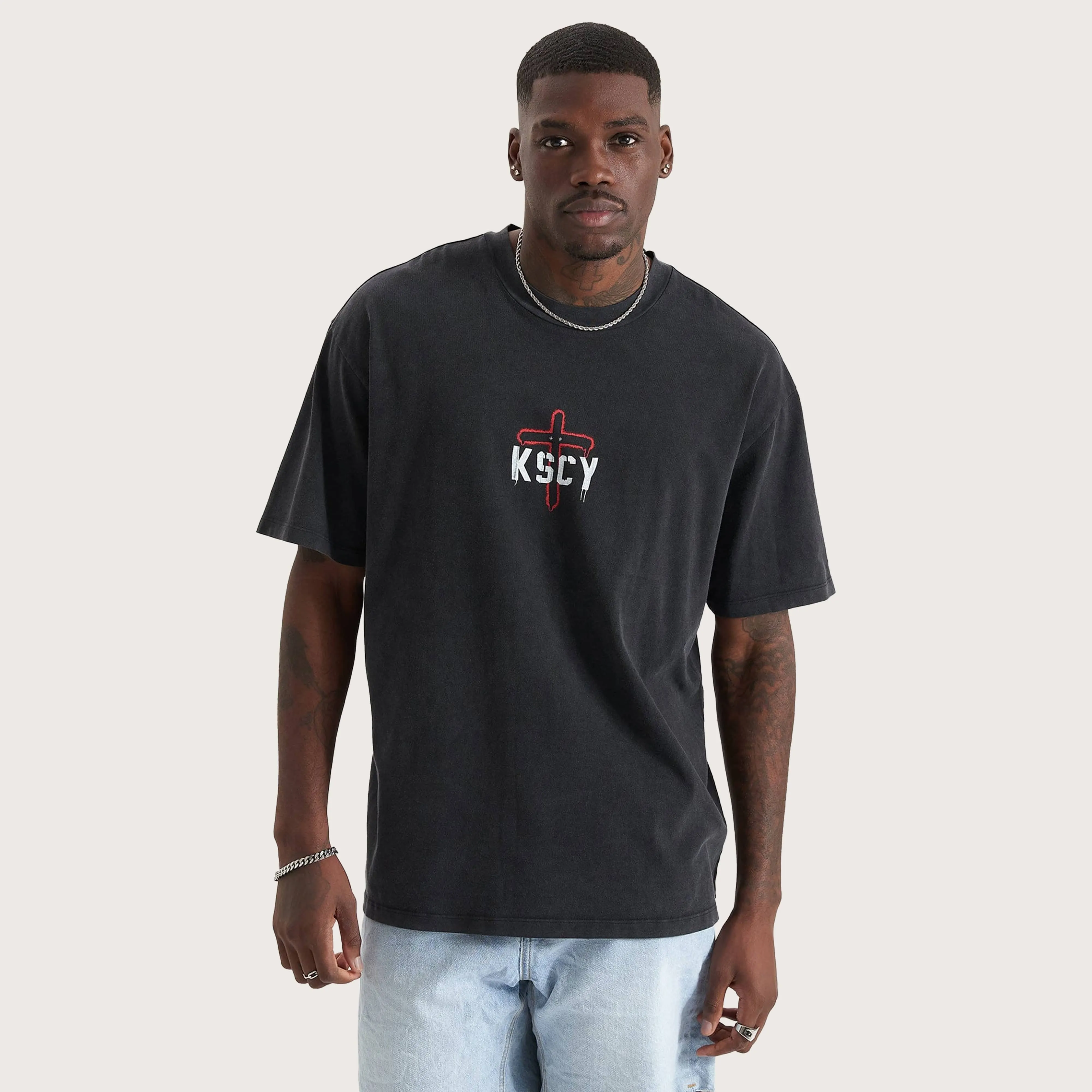 Hellbound Box Fit T-Shirt Mineral Black