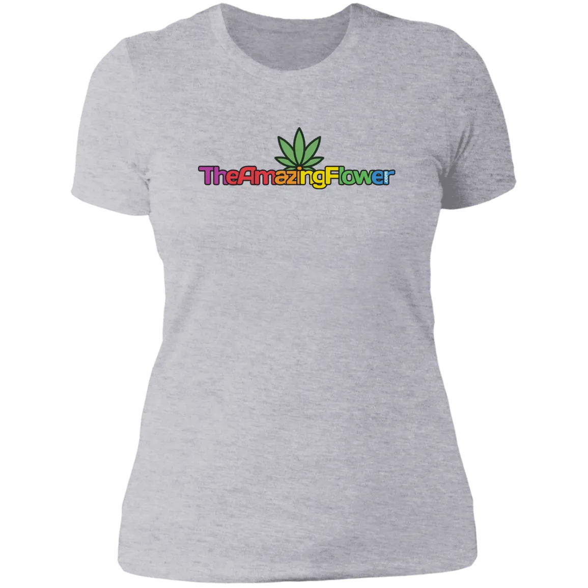 Hemp Leaf Multi-color Logo Women's T-Shirt
