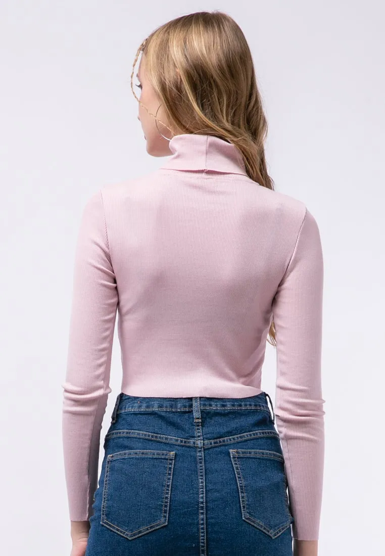 High Neck Crop Top