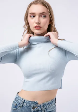 High Neck Crop Top